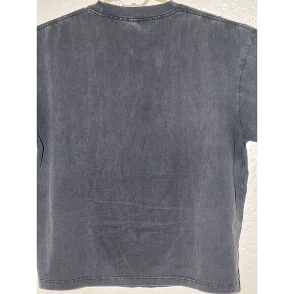 Vintage Vitriol Graphic Tee Skull & Flames Design Black Red Unisex X-Large - Picture 8 of 10